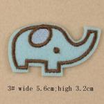 Patch: Fabric Embroidered Cartoon elephant