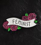Pin: Enamel Feminist_roses