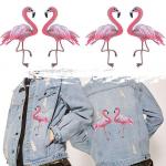  Flamingo, 15 x 10cm Big! jean jacket