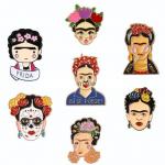 Pin: Enamel Fridas all 7