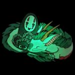 Pin: Enamel Spirited Away Glow-in-the-Dark glowing