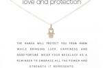 Judaica: Hamsa Necklace for Love & Protection card