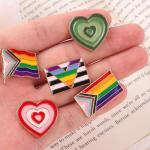 Pin: Enamel Queer Pride in hand