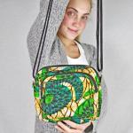 Bag: Cotton Kitenge Handbag green