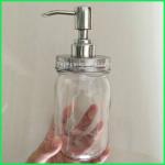 Mason Jar Pump & Lid, Stainless Steel jar