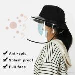 MASK: Cloth Hat with Face Shield, Detachable 3