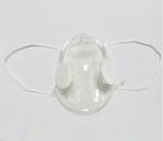 Mask: Silicone Washable Clear with 2 Valves