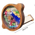 Kit: Wooden Refillable Kaleidoscope measured