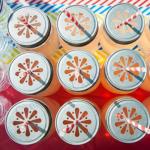 Lid: Daisy Cut Mason Jar for Straws many