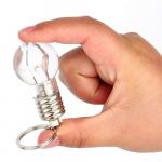 Keyring: LED Lightbulb Flashlight held