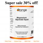 Magnesium Glycinate Liquid by Orange Naturals 30% off!