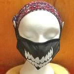Mask: Cloth, Reusable, Adult Cartoon fangs