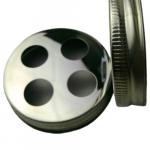 Canning Jar Top for Tooth Brushes, Stainless Steel