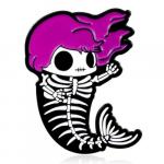 Pin: Enamel Skeleton Mermaid