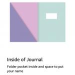 MoMA Earth & Sky Journal pockets