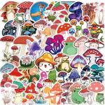 Sticker: Mushroom, 100 Designs collage 4