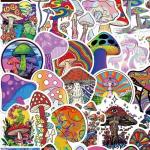 Sticker: Mushroom, 100 Designs collage 2
