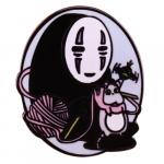 Spirited Away Enamel Pin child back