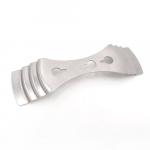 One Candle Wick Holder, Stainless Steel