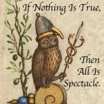 Sticker: medieval marginalia Truth