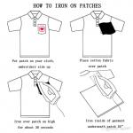 patch how to iron on