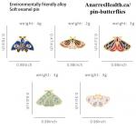 Pin: Enamel Butterflies and Moths 5