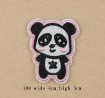 Patch: Fabric Embroidered Owl Cartoon Pink Bear