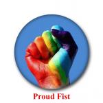 Button: Proud fist
