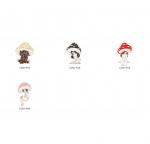 Pin: Mushroom #1, #2 #3, #4
