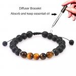 Bracelet: Lava Diffuser Beads, various essential oil