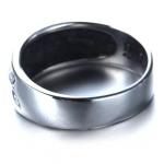 Ring: Stainless Steel Evil Eye Protection back