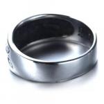 Stainless Steel Evil Eye Protection Ring back