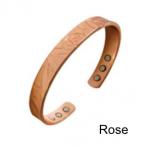 Bracelet: Copper Magnetic rose