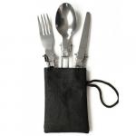 Cutlery: Stainless Steel Folding Set