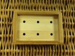 Soap Dish: Bamboo, Water Resistant, Box Style