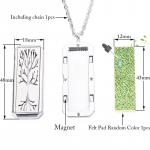 Diffuser: Pendant Stainless Steel Long measured