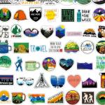 Sticker: Outdoors, 50 Designs 3