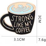 Anarres Pin: strong like my coffee measured