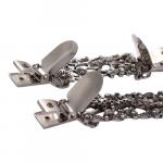 Judaica: Tallit Clasp, Leopard Silver Colour open