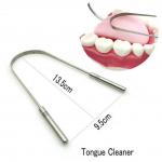 Tongue Cleaner: Stainless Steel measured