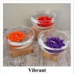 Candle Floating, Lotus Blossoms, Set of 3 Vibrant floating
