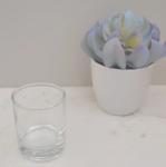 Candle: Holder Cup of Glass votive