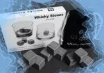 Ice: Soapstone Cubes Whiskey Stones Blue