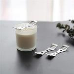  Wick Holders, Stainless Steel candle